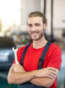 Фотография автомеханика-стажёра.